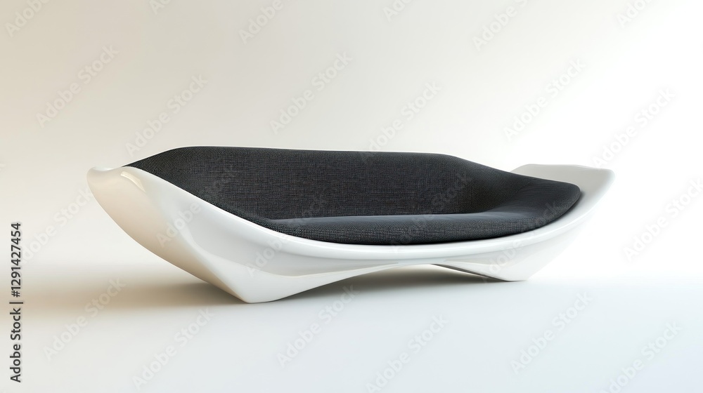 Floating Base Sofa on White Background Floating Base Sofa on White Background