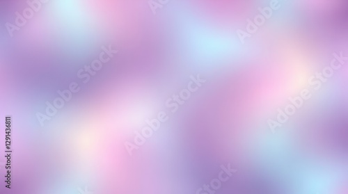 Gentle pastel background features a blend of lavender, soft pink, and baby blue hues.