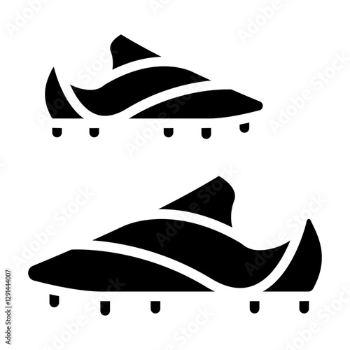 cleat icon in glyph style