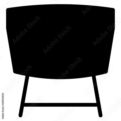 Gateleg Kitchen Table Glyph Icon