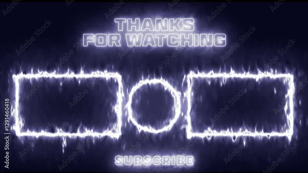 SABER EFFECT YOUTUBE END SCREEN / OUTRO 
 | Animated YouTube end screen