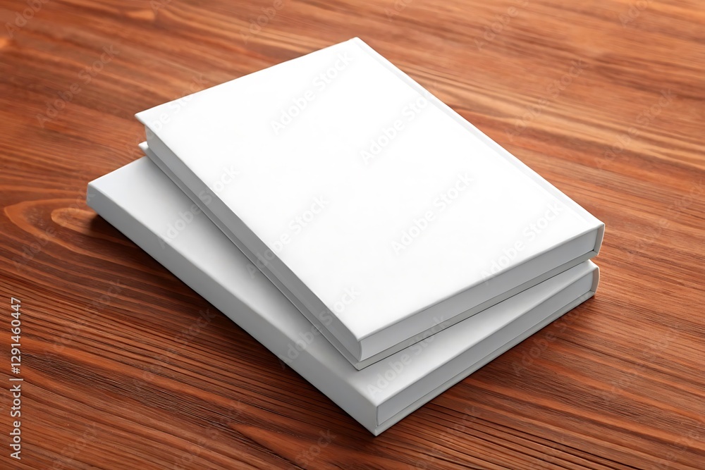 White Paper Ream Mockup on Natural Wood White Paper Ream Mockup on Natural Wood