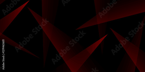 Abstract black and red geometric triangle background design for poster, banner, web,  shades tringle background Vector Illustration.