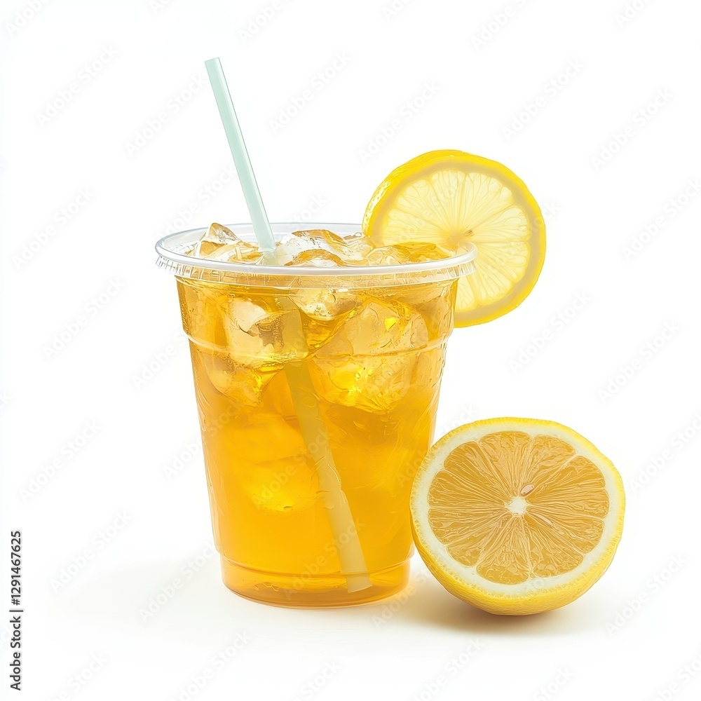 Refreshing Lemon Iced Tea Drink Refreshing Lemon Iced Tea Drink