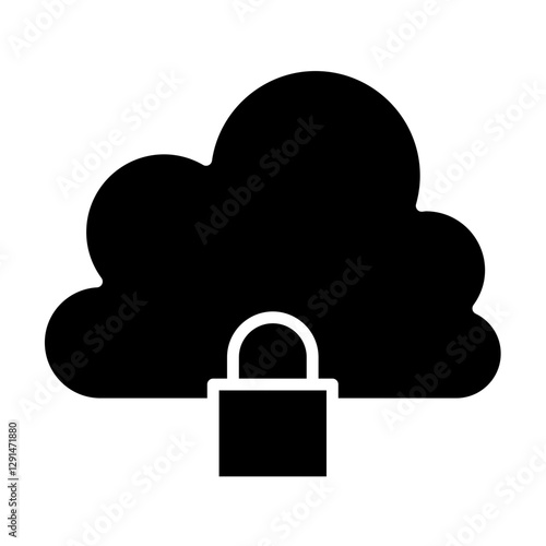 Cloud computing, server, data sharing icon