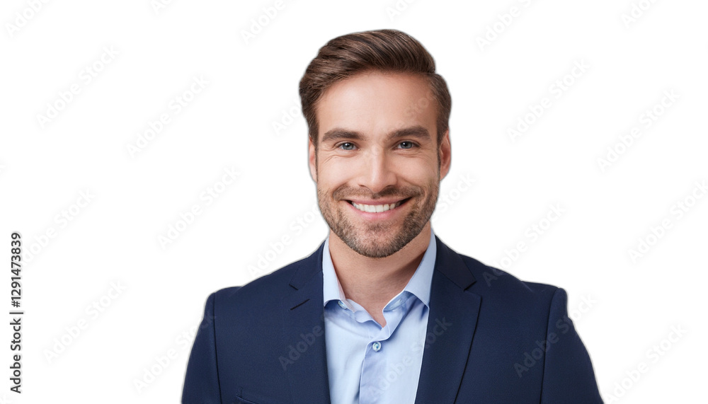 Portrait of a smiling and confident professional businessman in a suit Portrait of a smiling and confident professional businessman in a suit