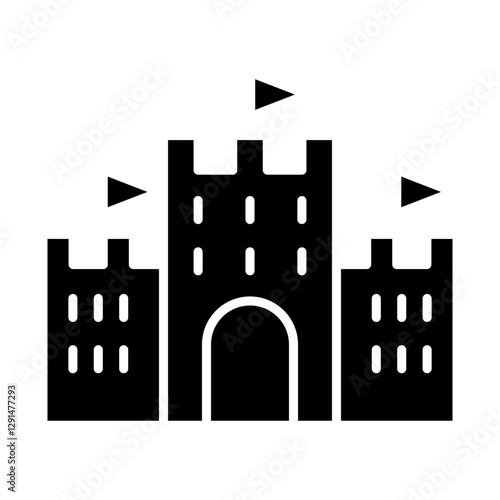 castle, palace, fortress icon