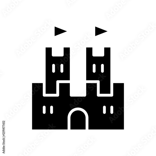 castle, palace, fortress icon