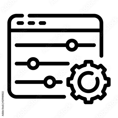 adjustment line icon