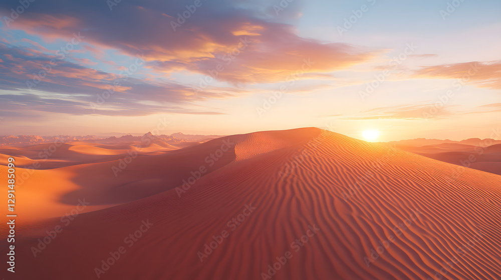 Desert Dune Sand Texture at Sunset Desert Dune Sand Texture at Sunset