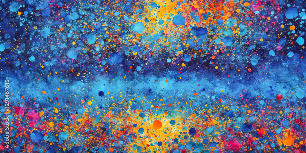 Abstract Colorful Splatter Paint Background Abstract Colorful Splatter Paint Background