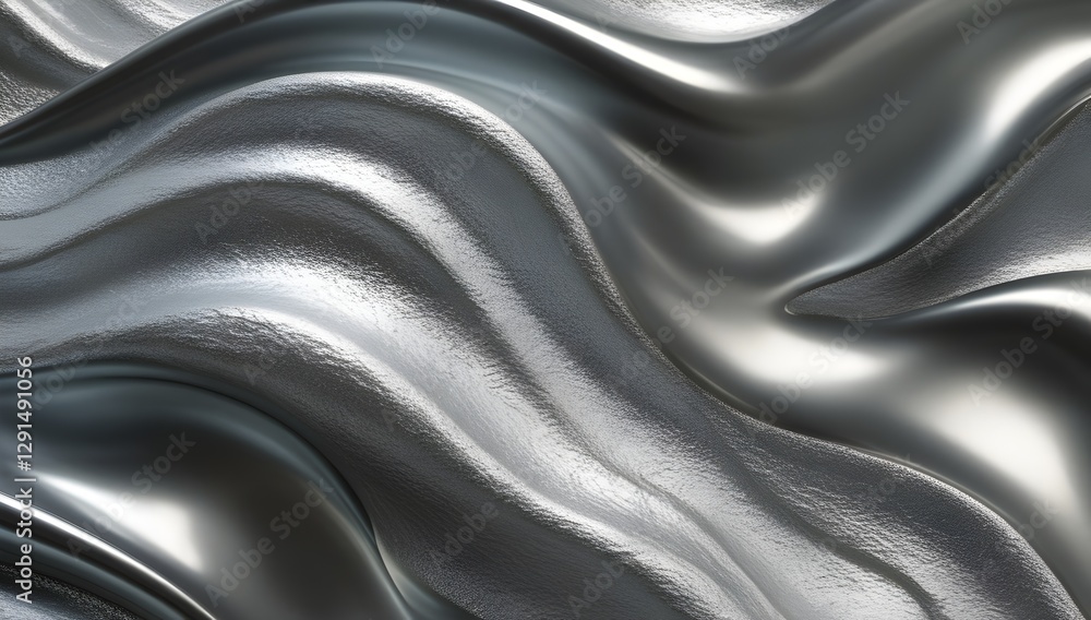 Fototapeta premium smooth transition of metal and mineral elements with flowing patterns for use in fantasy or sci-fi designs