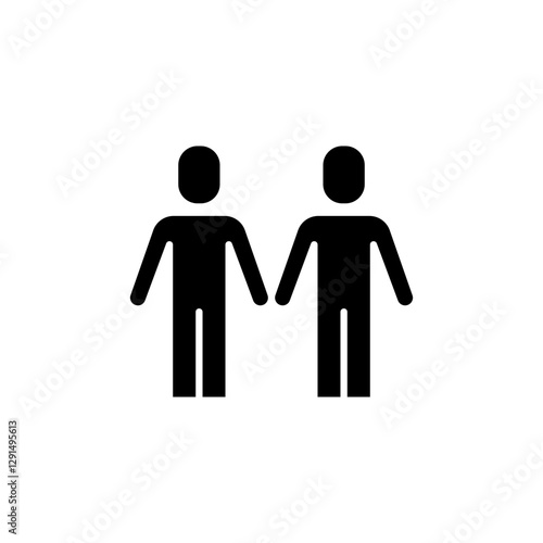 Gay , LGBT icon in glyph style