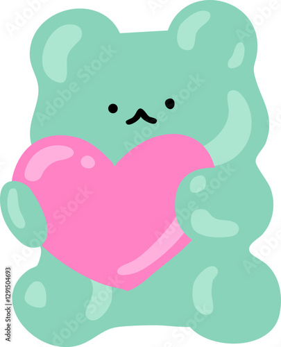 mint jelly bear