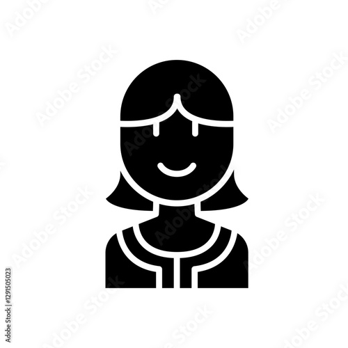 Singaporean icon in glyph style