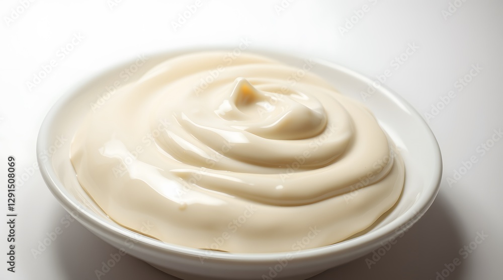 A smooth and creamy sauce in a bowl, showcasing a rich texture, perfect for dipping or as a delicious condiment in various dishes. A smooth and creamy sauce in a bowl, showcasing a rich texture, perfect for dipping or as a delicious condiment in various dishes.