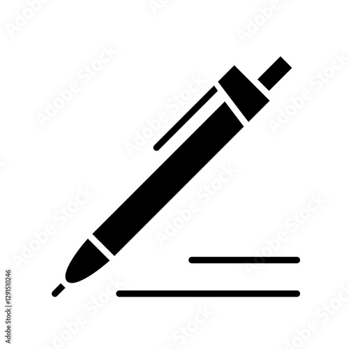 Take note icon in glyph style