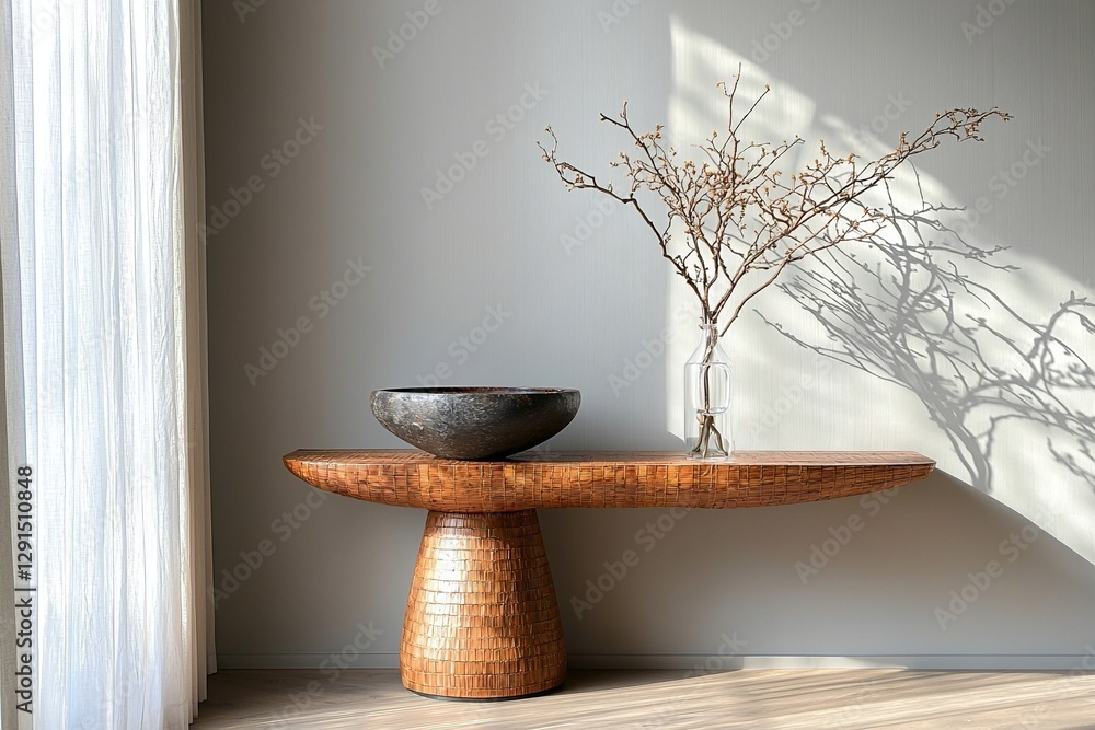 Photographing decorative tables and pottery and vases in the living room. Generative AI
Photographing decorative tables and pottery and vases in the living room. Generative AI