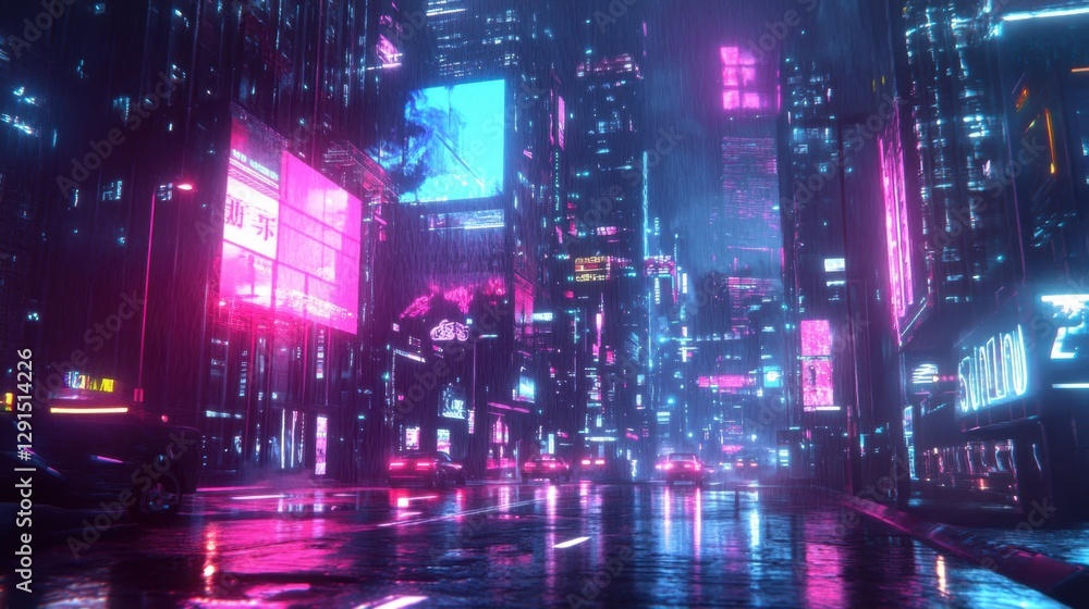 High-tech digital animation, futuristic motion graphics, neon cyberpunk aesthetics, High-tech digital animation, futuristic motion graphics, neon cyberpunk aesthetics,