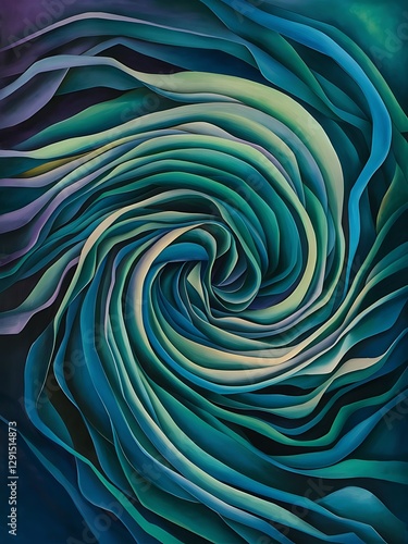 Abstract wavy with lines background