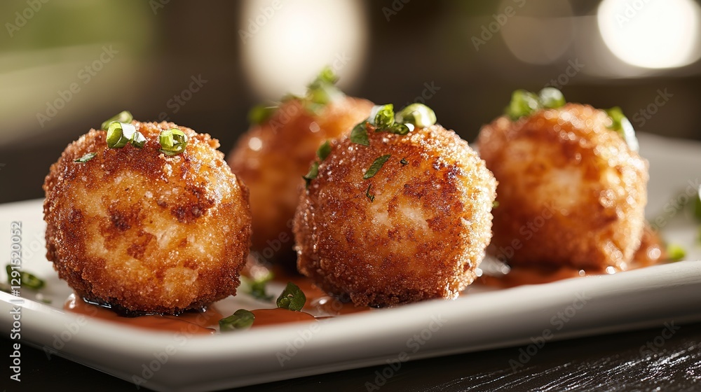Appetizers on a plate, blurred background, symbolizing professional connections and networking opportunities. Appetizers on a plate, blurred background, symbolizing professional connections and networking opportunities.