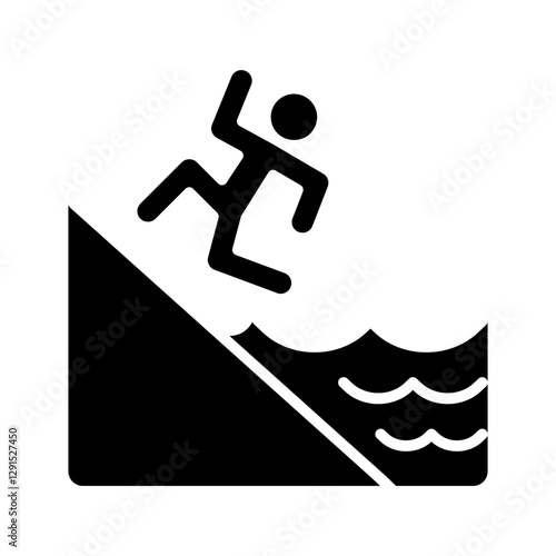 Escape icon in glyph style