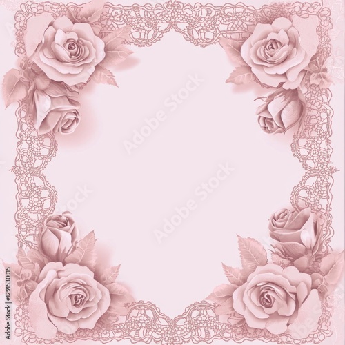 Framed Floral Roses