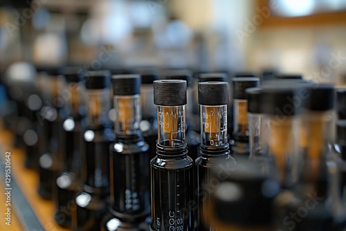 A close-up of naphtha in a ...
