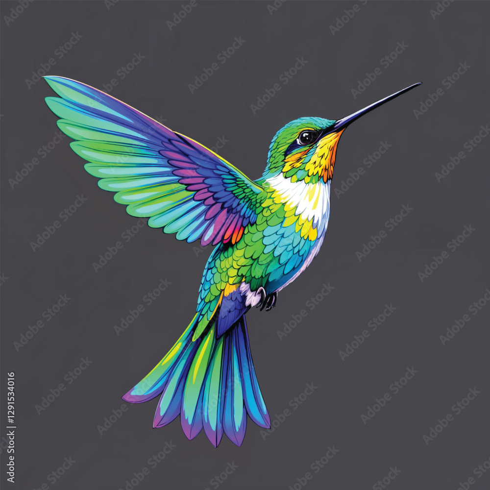 Fototapeta premium hummingbird in flight