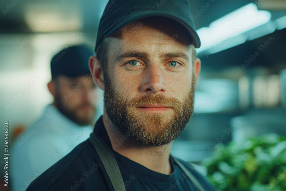 Professional Chef in Restaurant Kitchen Culinary Expertise in Focus Professional Chef in Restaurant Kitchen Culinary Expertise in Focus