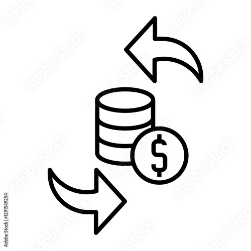 return on investment vector icon