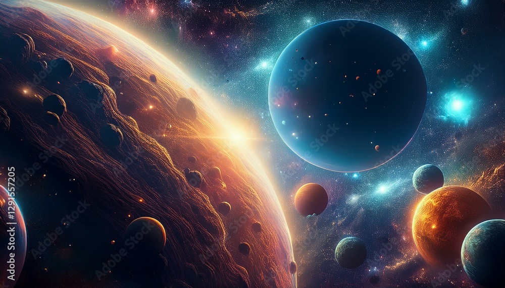 Obraz premium planet in space