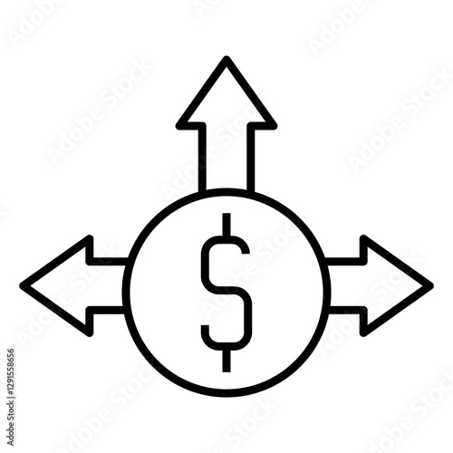 investment choice vector icon