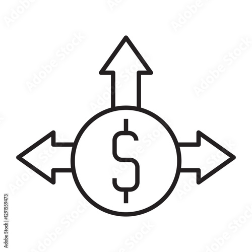 investment choice vector icon