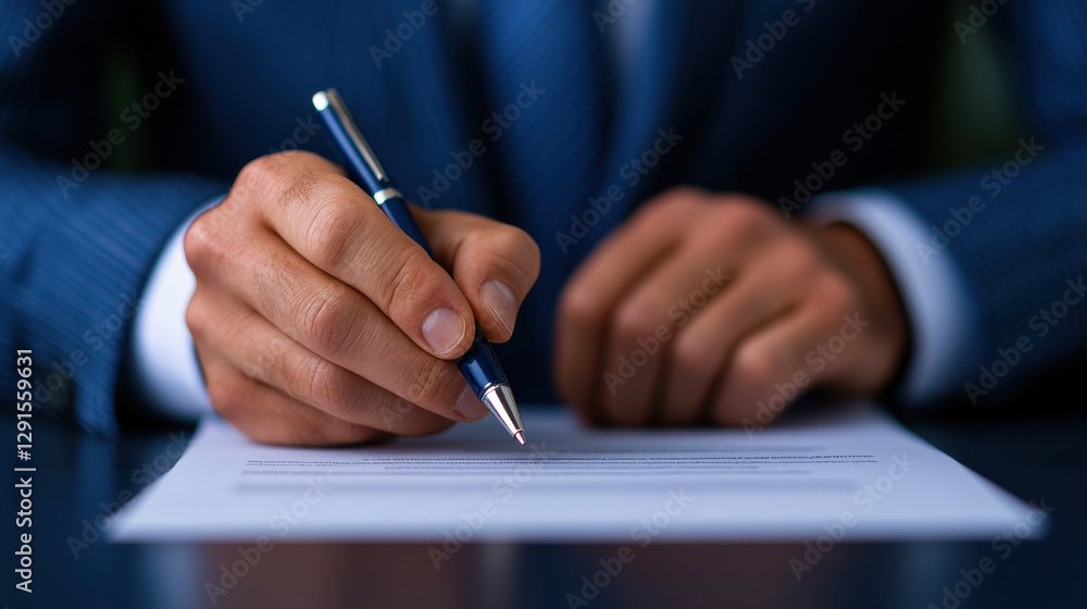 senior entrepreneur signing contract with focus on pen and paper senior entrepreneur signing contract with focus on pen and paper