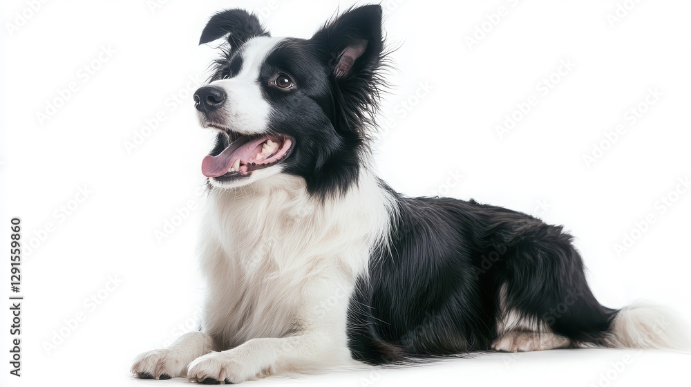 Joyful dog sticking its tongue out, captured in a lighthearted moment full of energy and happiness during playtime Joyful dog sticking its tongue out, captured in a lighthearted moment full of energy and happiness during playtime