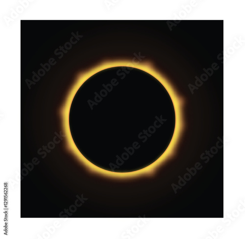 solar eclipse vector illustration