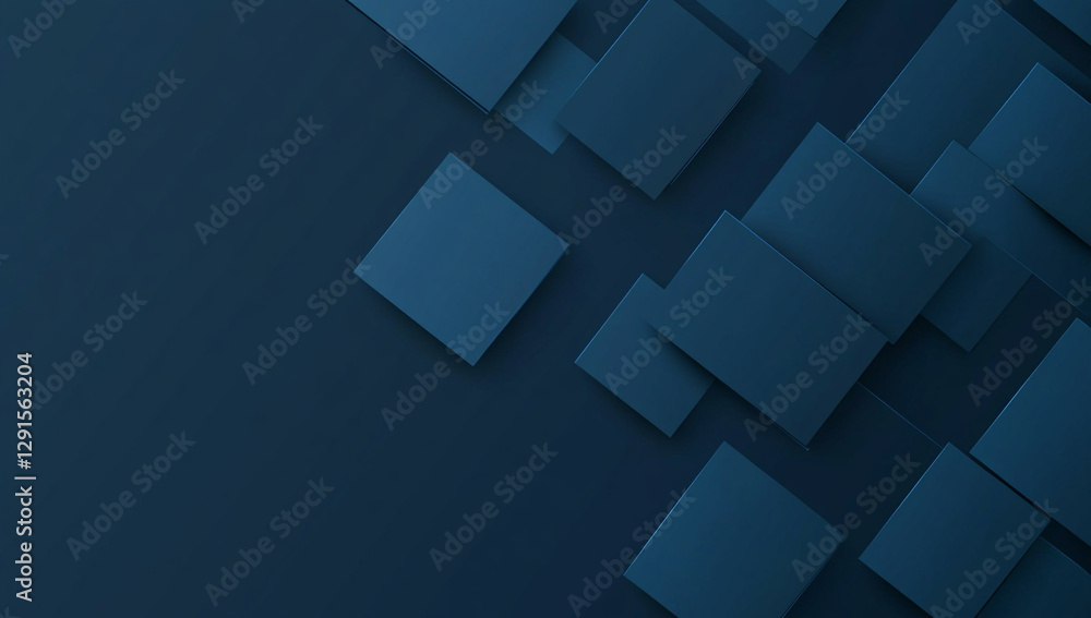 Geometric blue background with dark blue pixel effects Geometric blue background with dark blue pixel effects