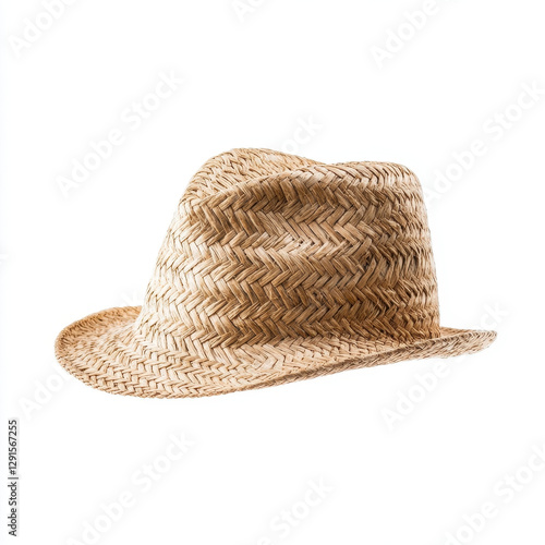 woven straw hat made from natural fibers, showcasing high quality craftsmanship and stylish design. Perfect for sunny days and outdoor activities