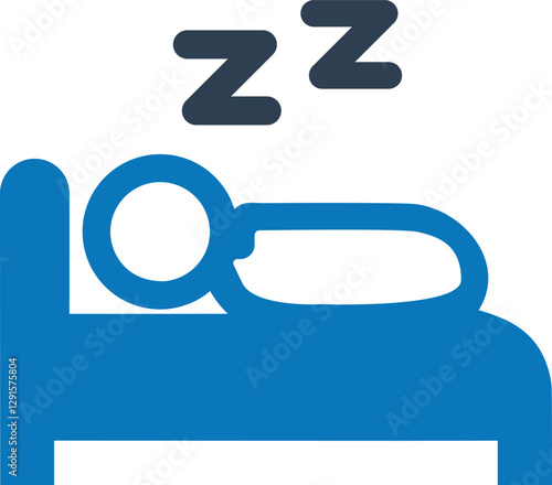 Snoring icon, Sleeping Icon