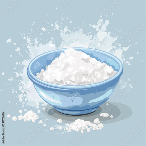 Powder isolated on white 