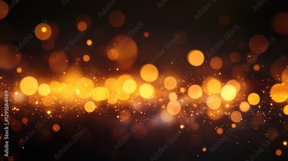 Pastel color bokeh lights background. Blurred circle shapes. Multicolored blurry lights bokeh defocused abstract background for events.
