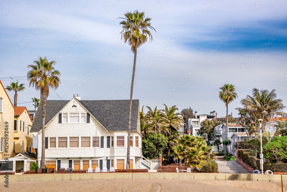 Hermosa and Manhattan Beach beach front properties and real estate with surrounding coastal features