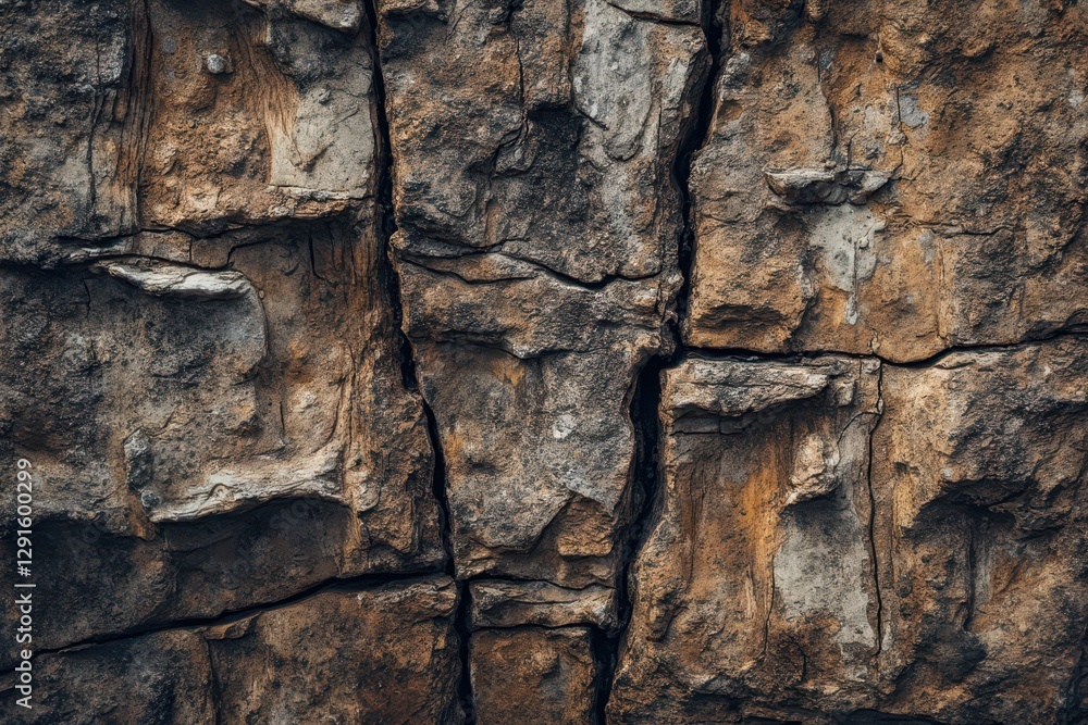 a close up of a rock wall with cracks a close up of a rock wall with cracks