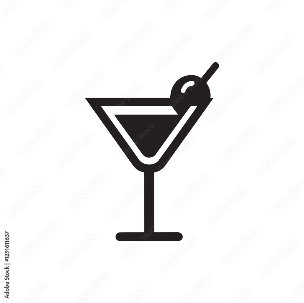 Drink vector silhouette Drink vector silhouette