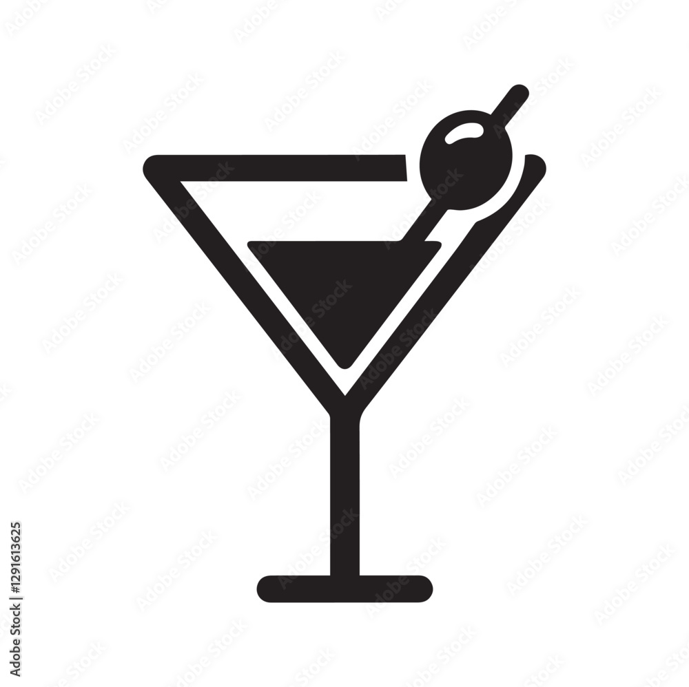 Drink vector silhouette Drink vector silhouette