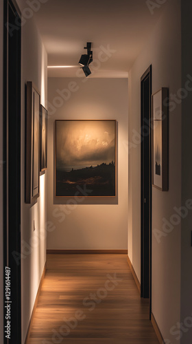 Obraz na płótnie Realistic 4K Picture Hanging on the Wall w salonie