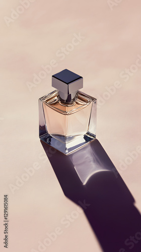 Elegant Perfume Product Photography with Space for Text