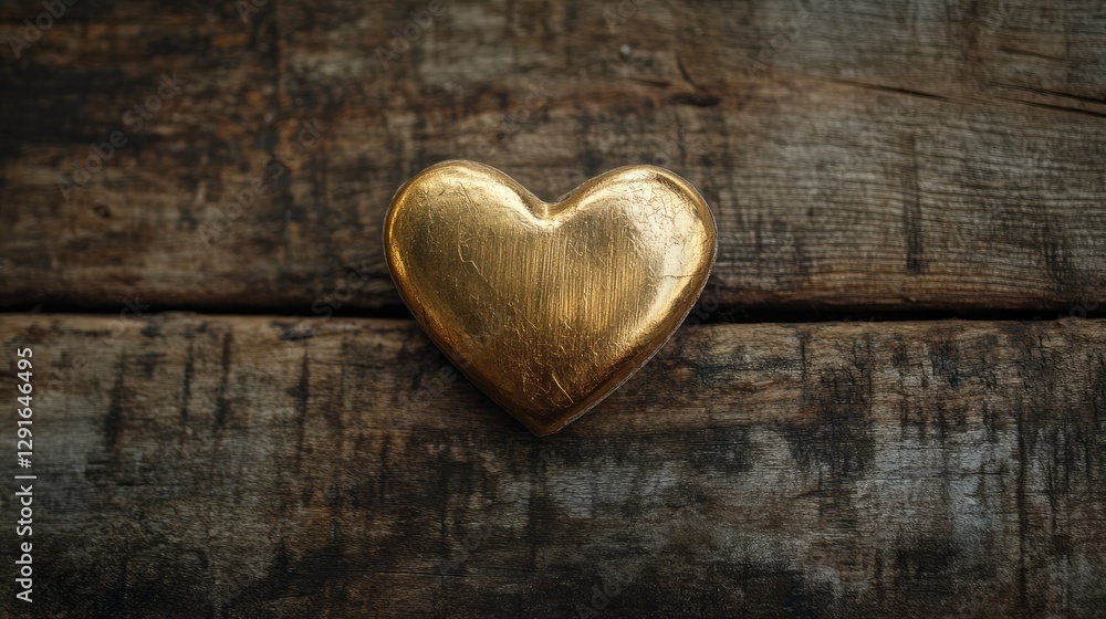 Heart-shaped photo frame placed on a rustic wooden table Heart-shaped photo frame placed on a rustic wooden table