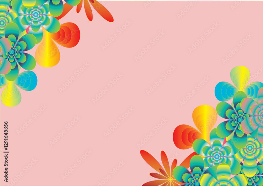 Naklejka premium Flower background